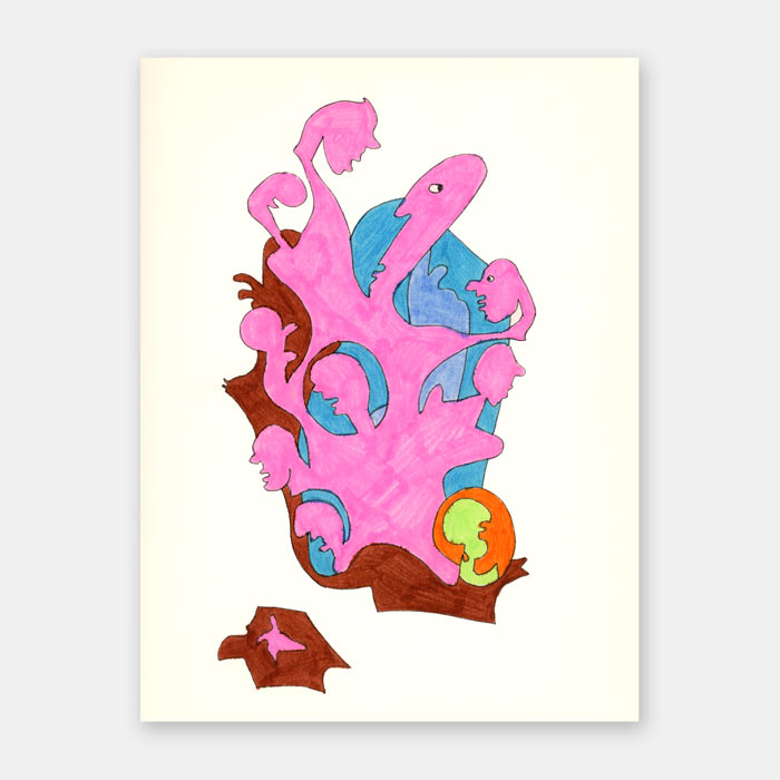 original sketchbook drawing by artist Mark McKinney