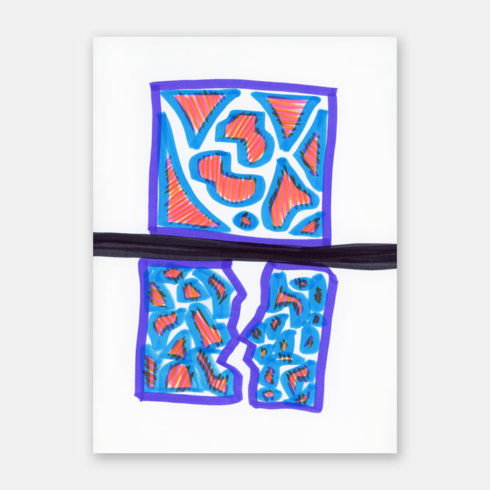 original sketchbook drawing by artist Mark McKinney