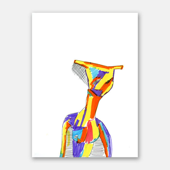 original sketchbook drawing by artist Mark McKinney