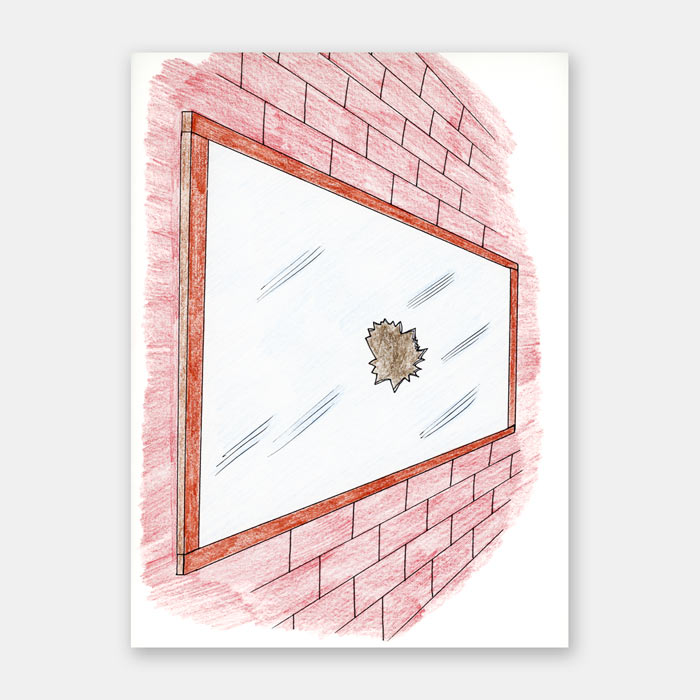 original sketchbook drawing by artist Mark McKinney