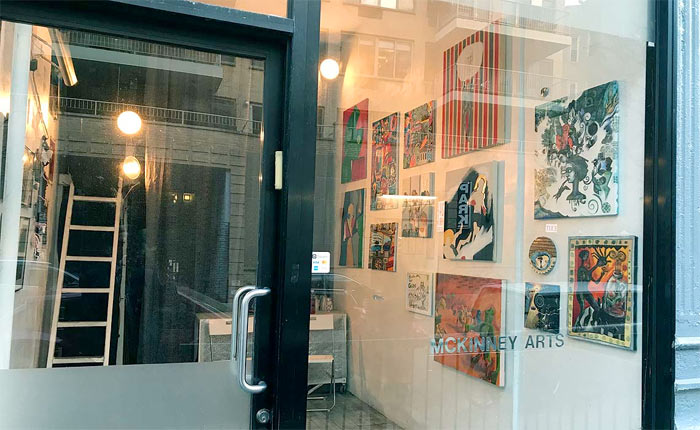 art exhibition titled McKinney Arts REDUX