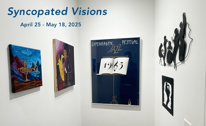 A group show of jazz-themed art at McKinney Arts