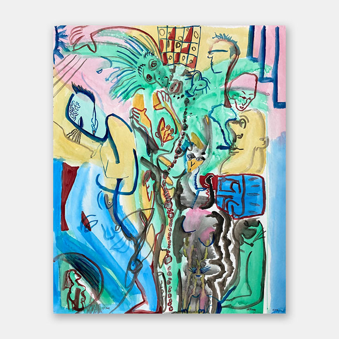 watercolor painting by artist Mark McKinney