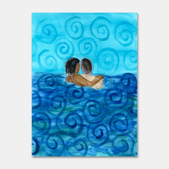 original watercolor painting by artist Mark McKinney