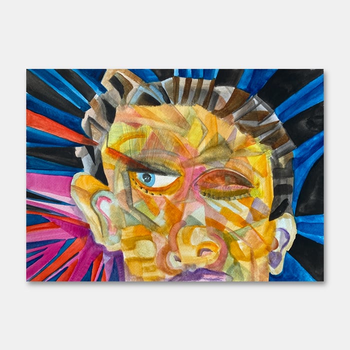 watercolor painting by artist Mark McKinney