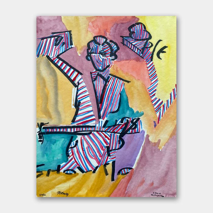 watercolor painting by Mark McKinney