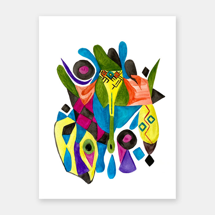 watercolor painting by artist Mark McKinney