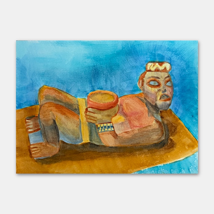 original watercolor painting by artist Mark McKinney