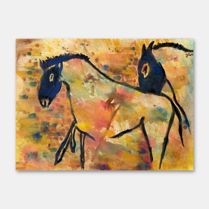 original watercolor painting by artist Mark McKinney