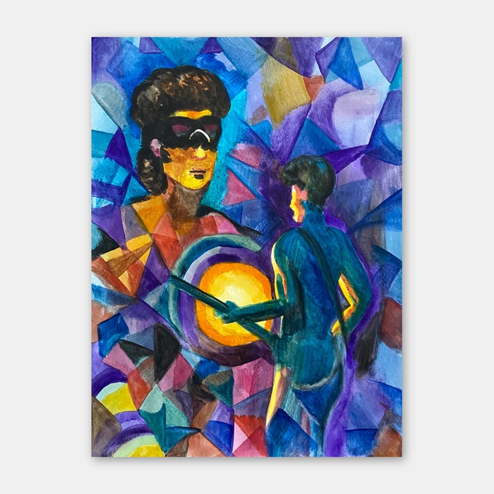 watercolor painting by artist Mark McKinney