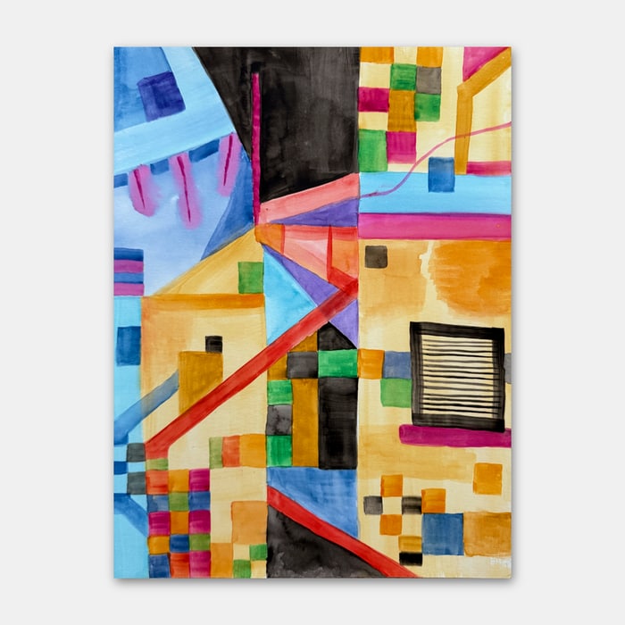 original watercolor painting by artist Mark McKinney