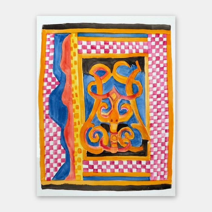 original watercolor painting by artist Mark McKinney