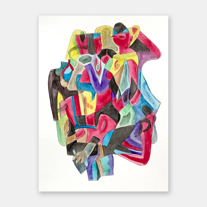 original watercolor painting by artist Mark McKinney