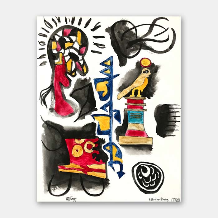 watercolor painting by artist Mark McKinney