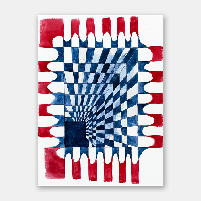 watercolor painting by artist Mark McKinney