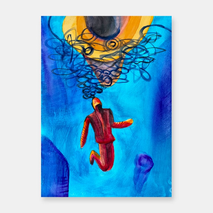 watercolor painting by artist Mark McKinney