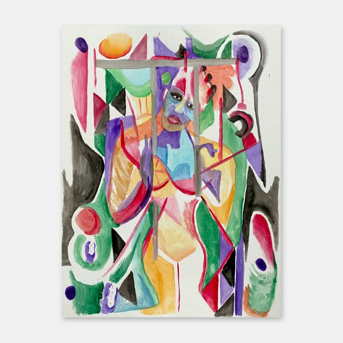 original watercolor painting by artist Mark McKinney