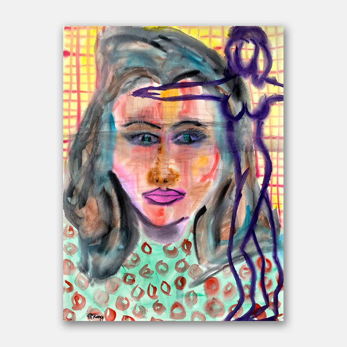 original watercolor painting by artist Mark McKinney