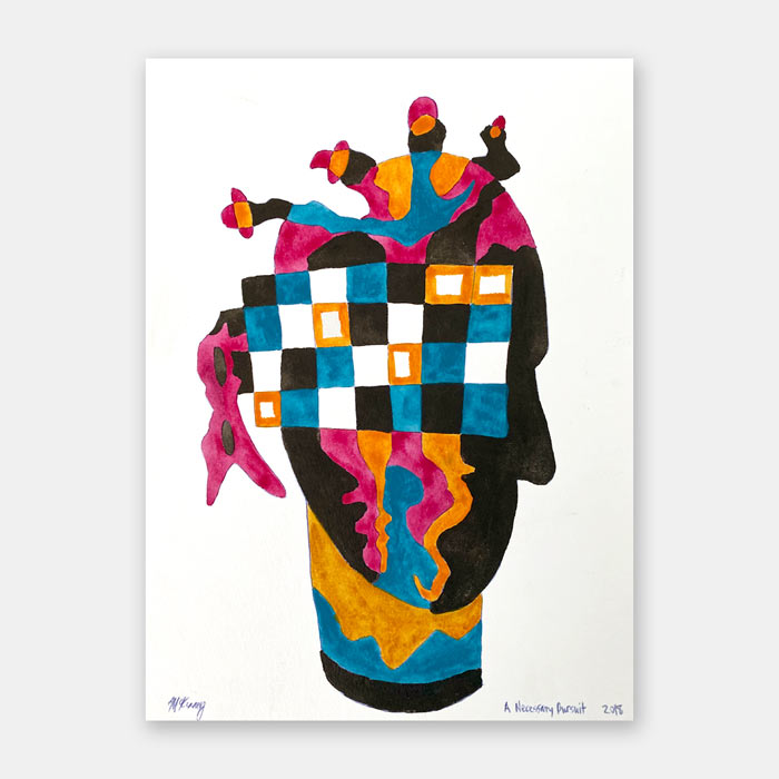 watercolor painting by Mark McKinney