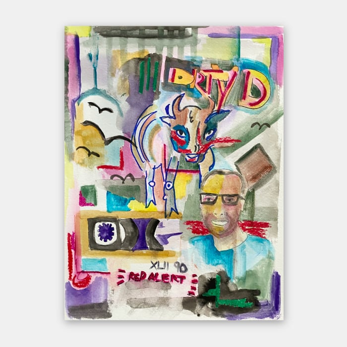 original watercolor painting by artist Mark McKinney