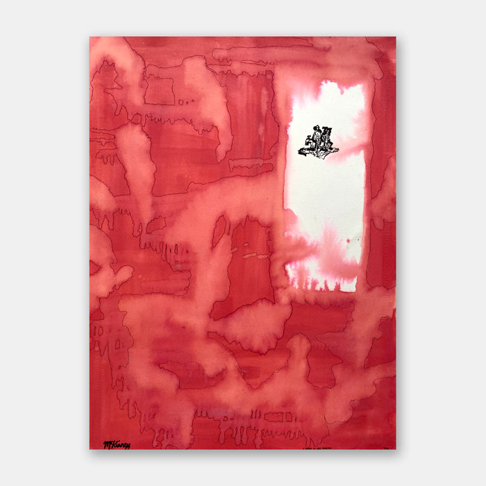 original tempera painting by artist Mark McKinney