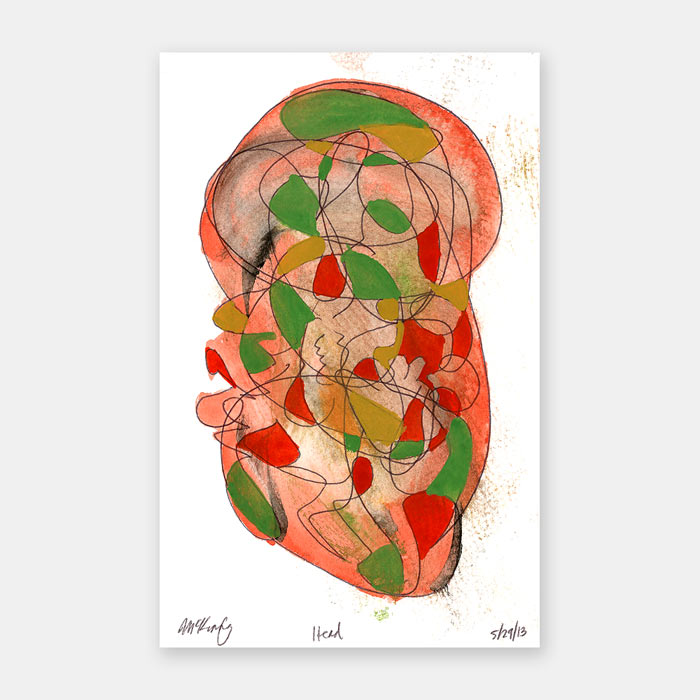 original watercolor painting by artist Mark McKinney