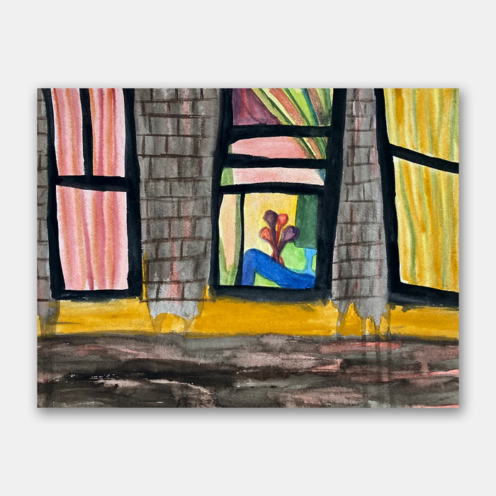 original watercolor painting by artist Mark McKinney