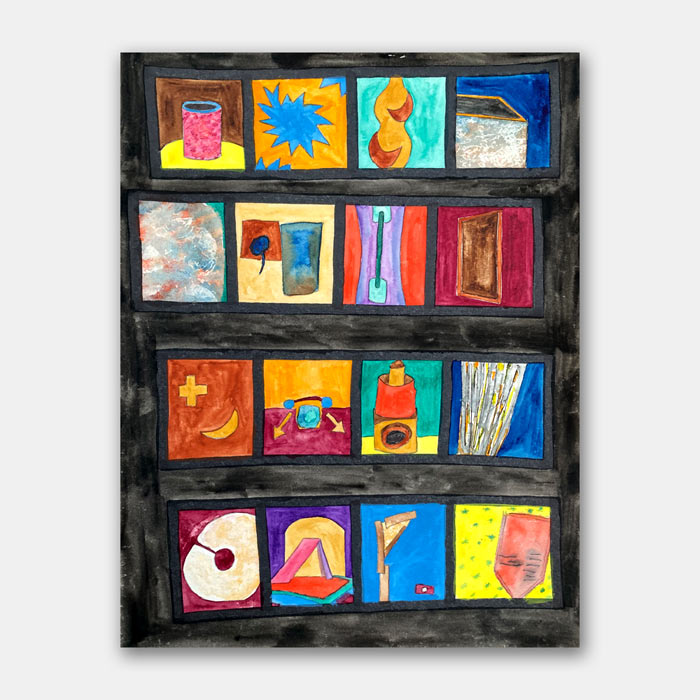 watercolor painting by Mark McKinney