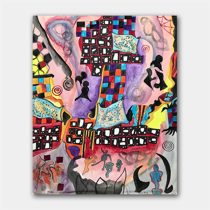 watercolor painting by artist Mark McKinney