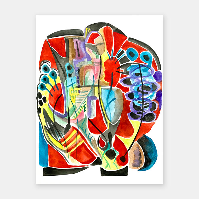 original watercolor painting by artist Mark McKinney