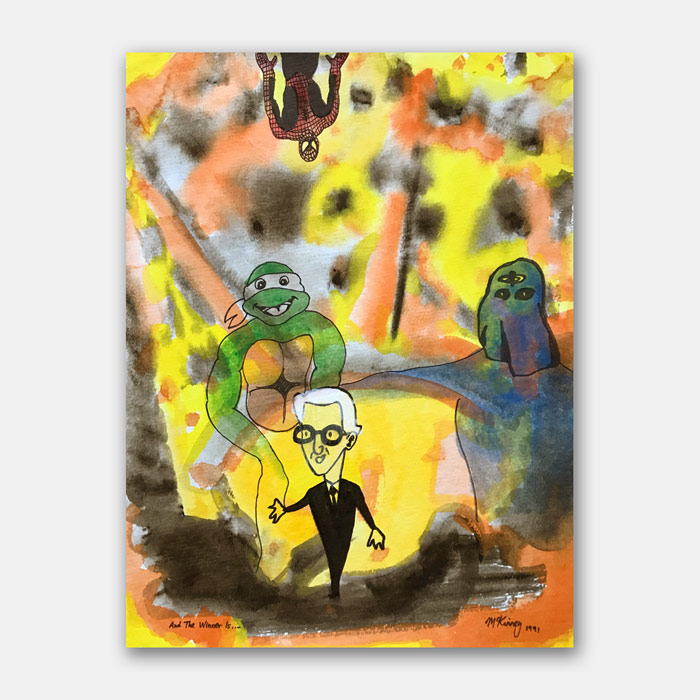 watercolor painting by artist Mark McKinney