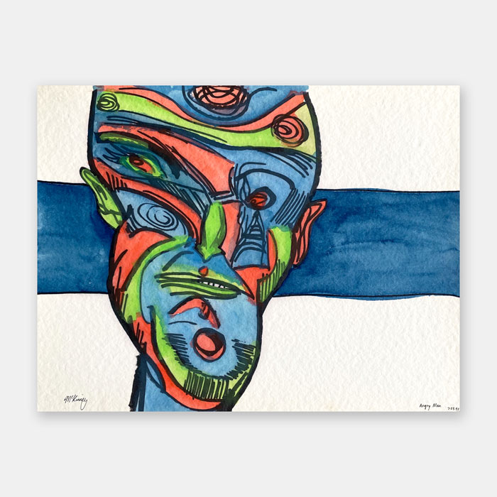 watercolor painting by Mark McKinney