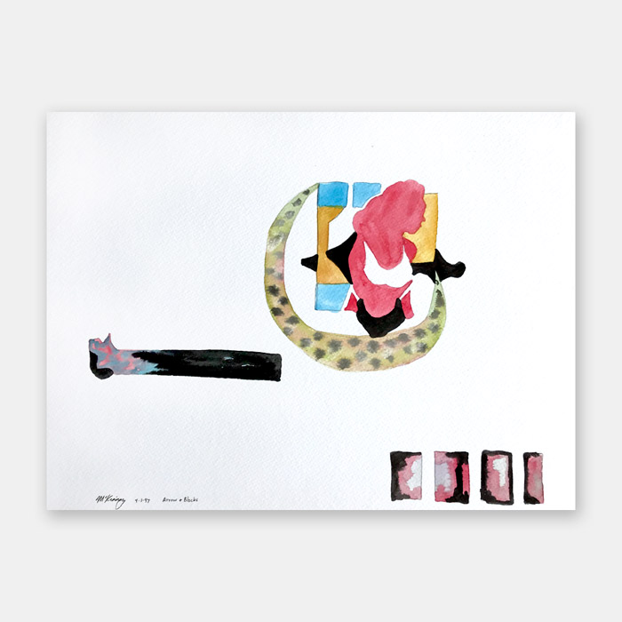 original watercolor painting by artist Mark McKinney