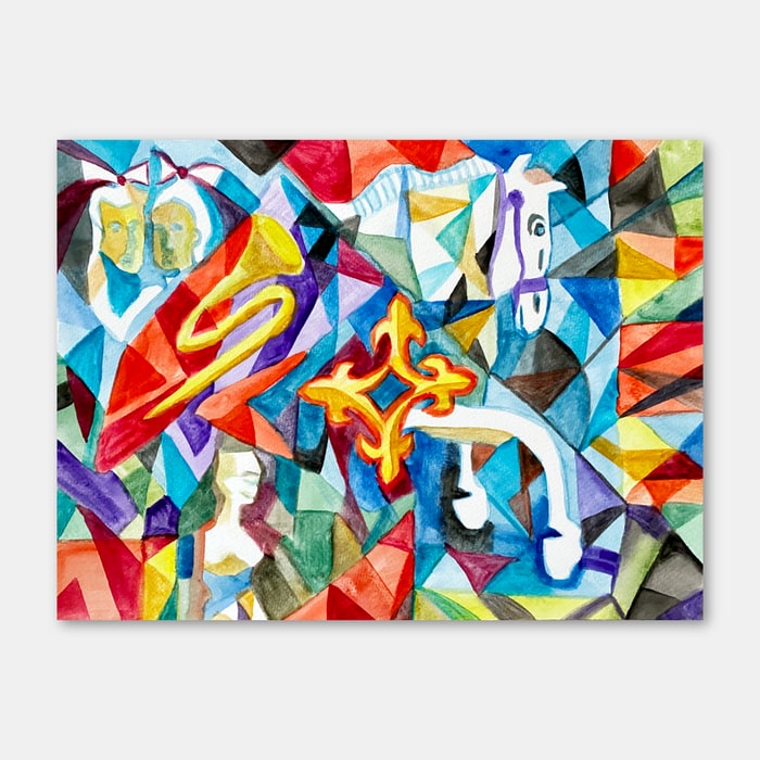 watercolor painting by artist Mark McKinney