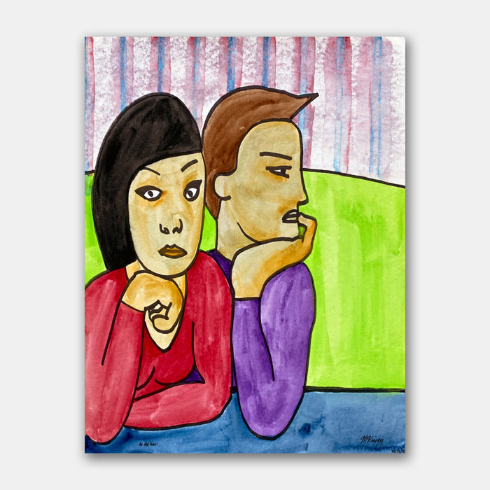 watercolor painting by artist Mark McKinney