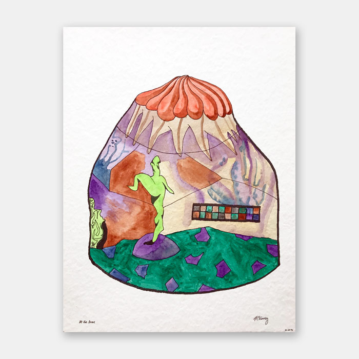 watercolor painting by artist Mark McKinney