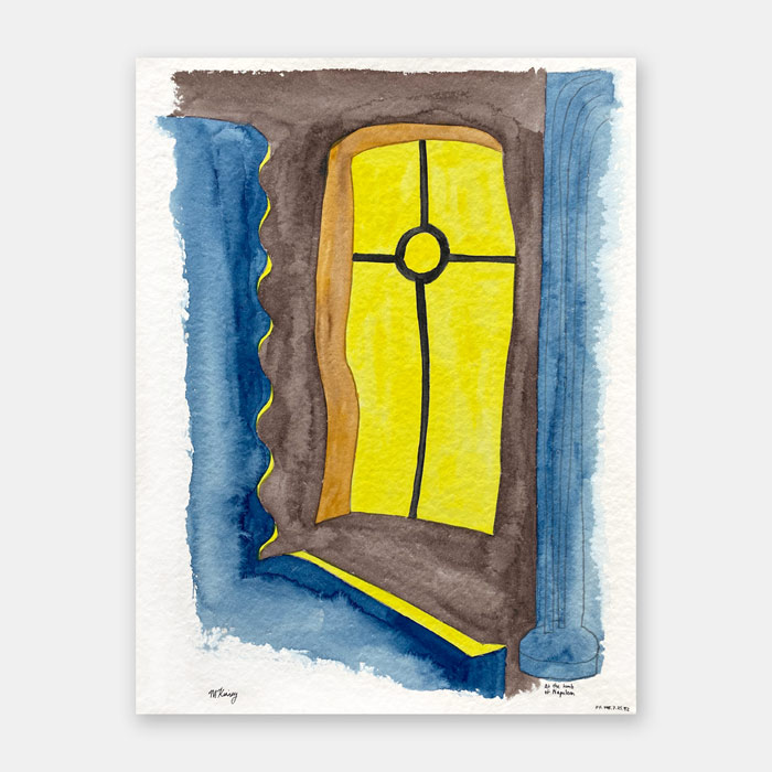 watercolor painting by Mark McKinney