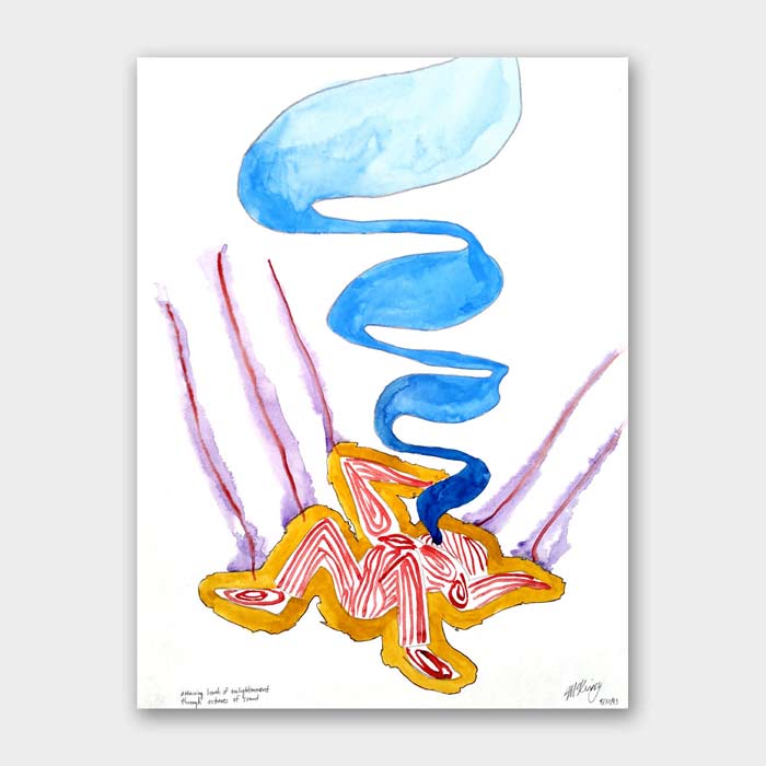 original watercolor painting by artist Mark McKinney