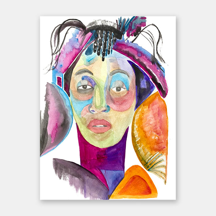 original watercolor painting by artist Mark McKinney