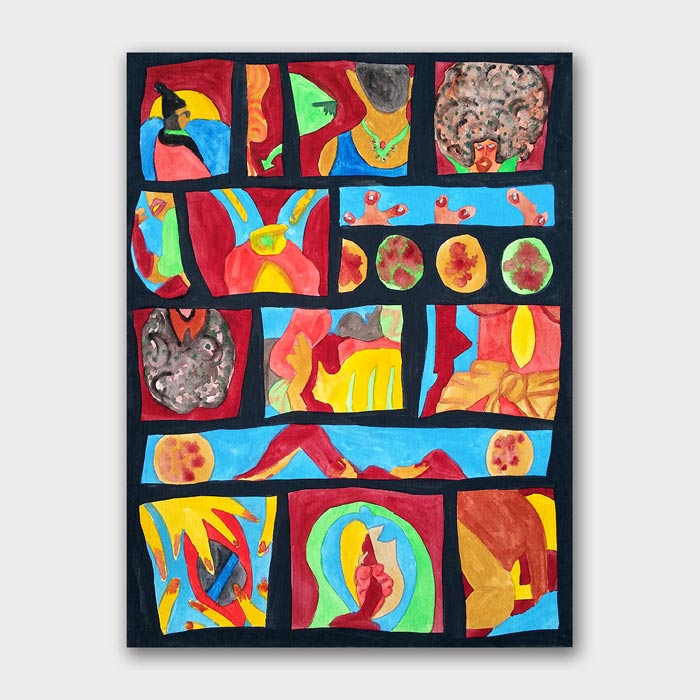 original watercolor painting by artist Mark McKinney