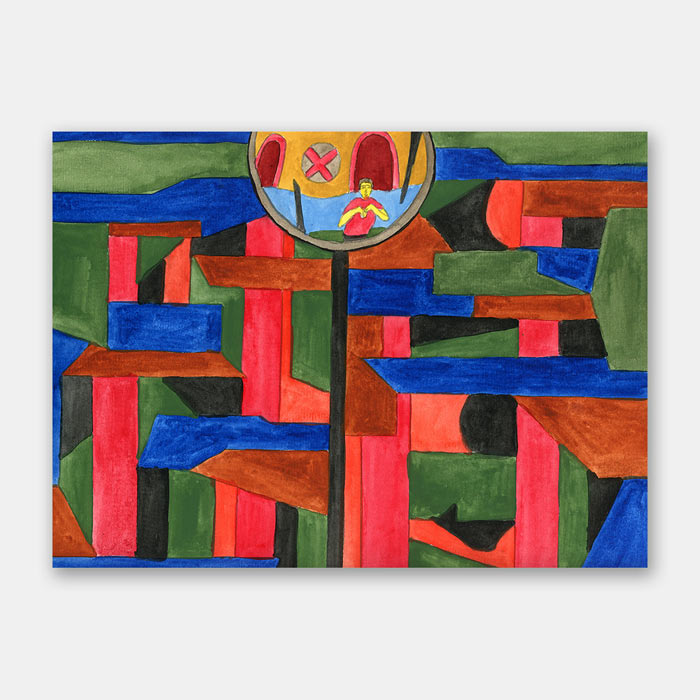 watercolor painting by artist Mark McKinney