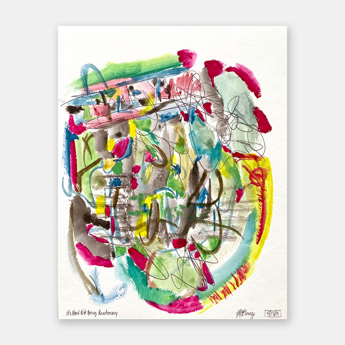 watercolor painting by Mark McKinney