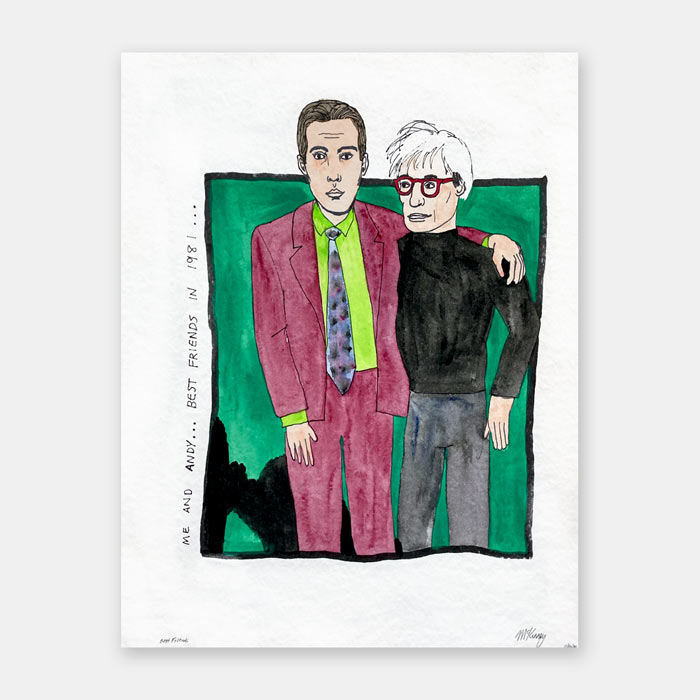 original watercolor painting by artist Mark McKinney