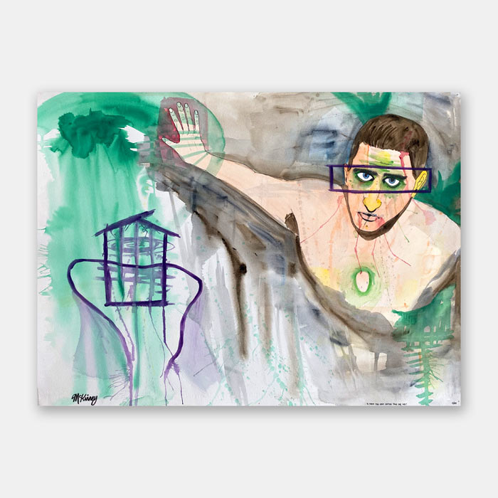 watercolor painting by Mark McKinney