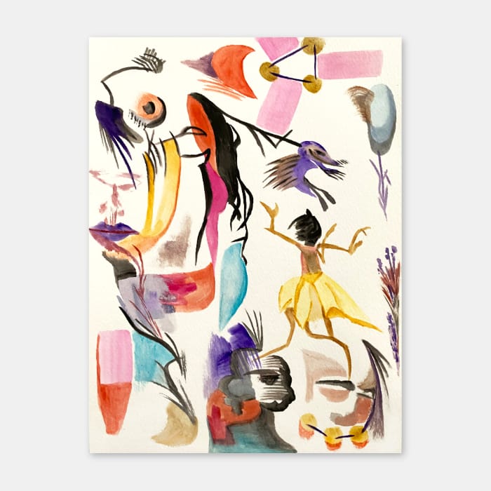 watercolor painting by artist Mark McKinney