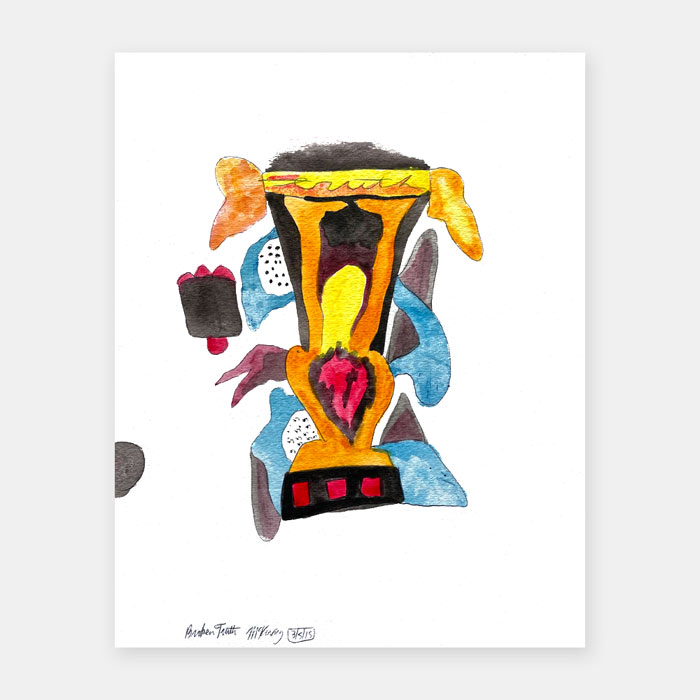 watercolor painting by Mark McKinney