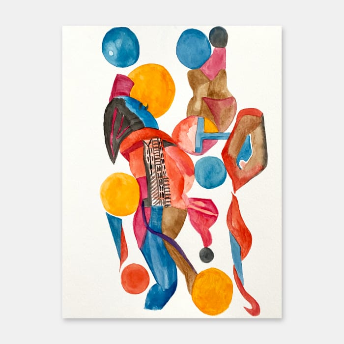 watercolor painting by artist Mark McKinney