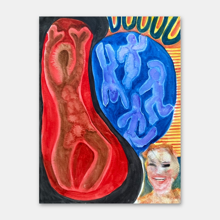 original watercolor painting by artist Mark McKinney