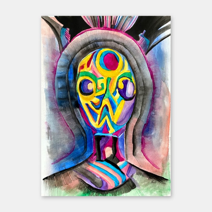 watercolor painting by artist Mark McKinney