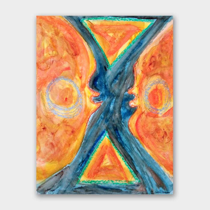 original watercolor painting by artist Mark McKinney